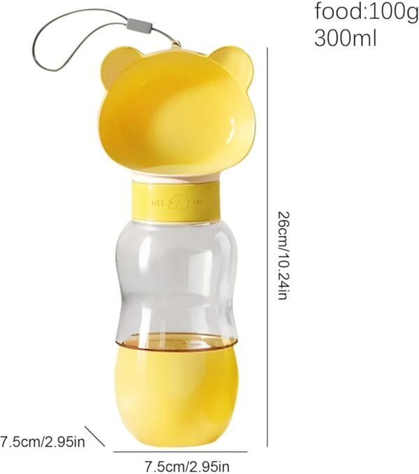 Pet bottle and bowl for travel
