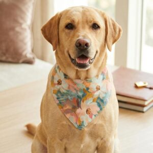 Floral Print Bandana - Stylish Petzmannia Bandanas - Made in India