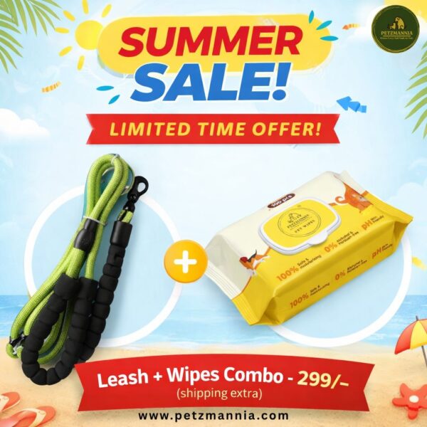 Leash + Pet Wipes