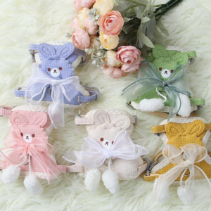 Bear Bow Pet Vest Harness