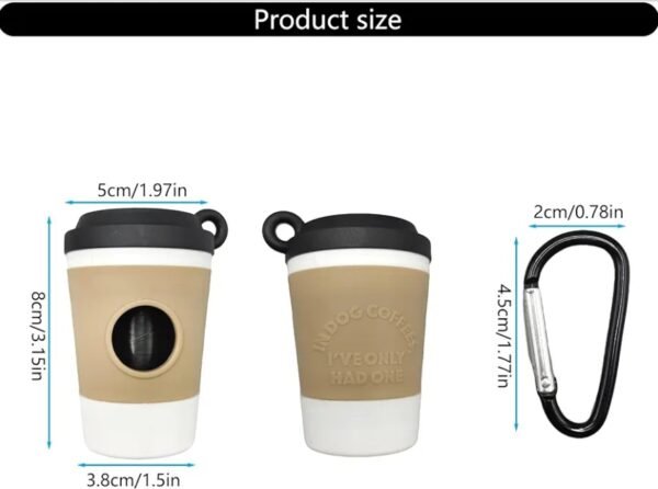 Coffee Cup Poop Bag Dispenser