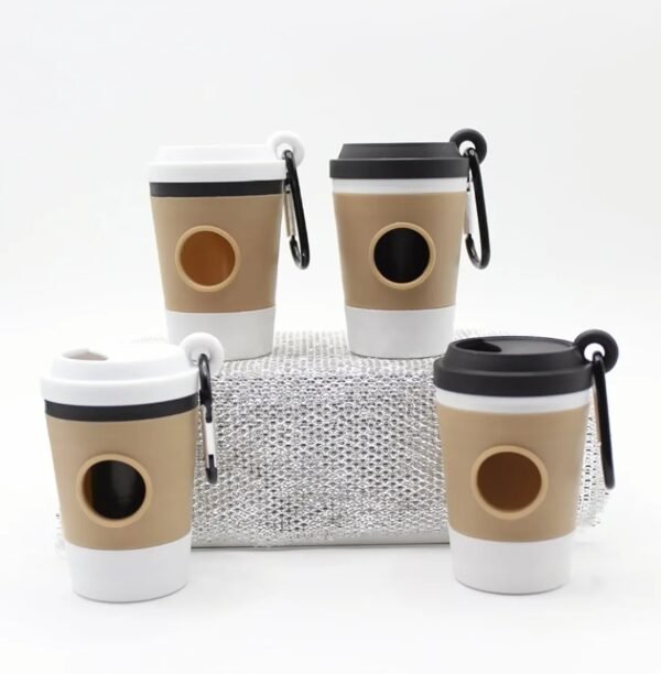 Coffee Cup Poop Bag Dispenser