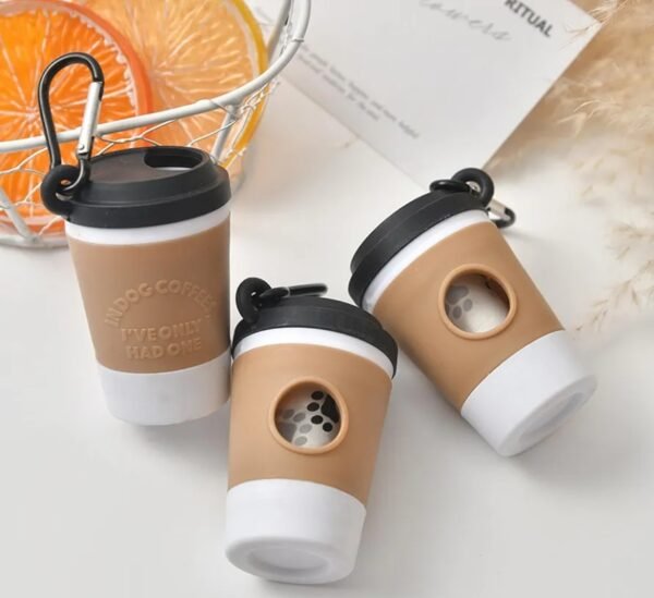 Coffee Cup Poop Bag Dispenser