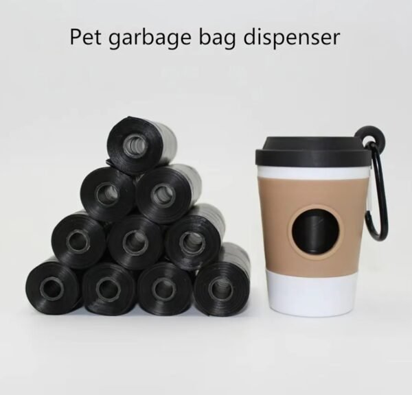 Coffee Cup Poop Bag Dispenser