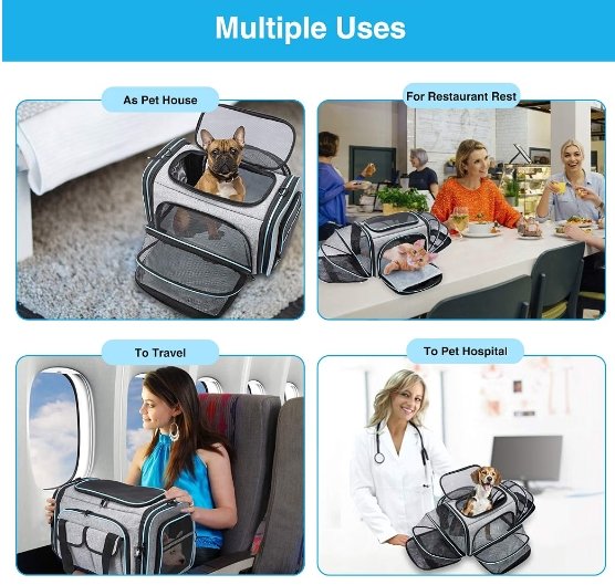 Expandable Airline-Approved Pet Carrier