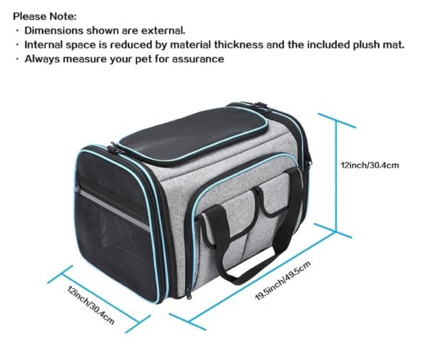 Expandable Airline-Approved Pet Carrier