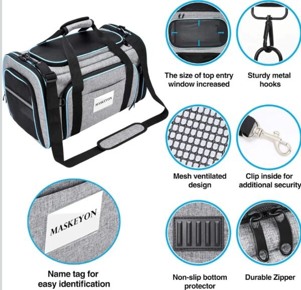 Expandable Airline-Approved Pet Carrier