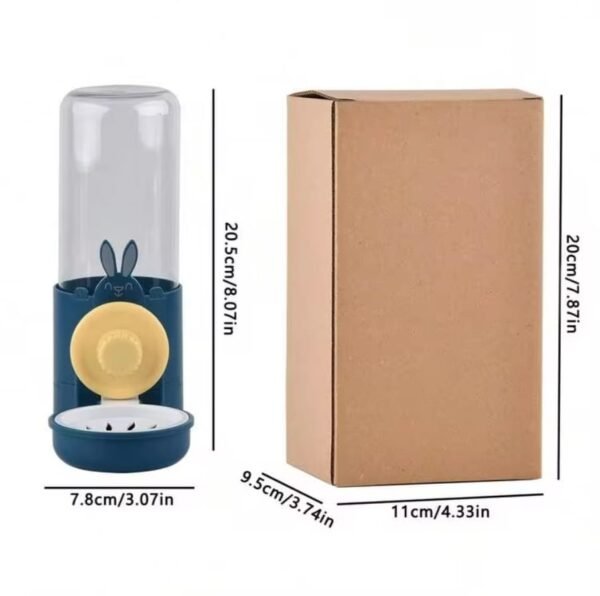 Hanging Cage Water Bottle & Food Bowl for Rabbits