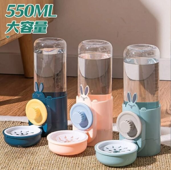 Hanging Cage Water Bottle & Food Bowl for Rabbits