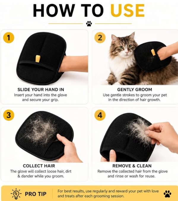 Pet Hair Remover Glove